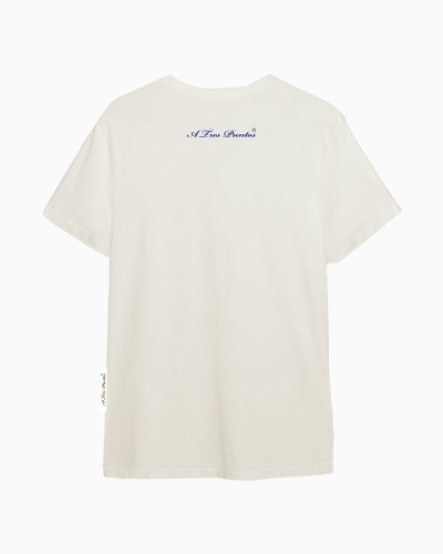 Cream Elegance Basic T-Shirt